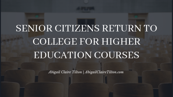 Senior Citizens Return to College for Higher Education Courses